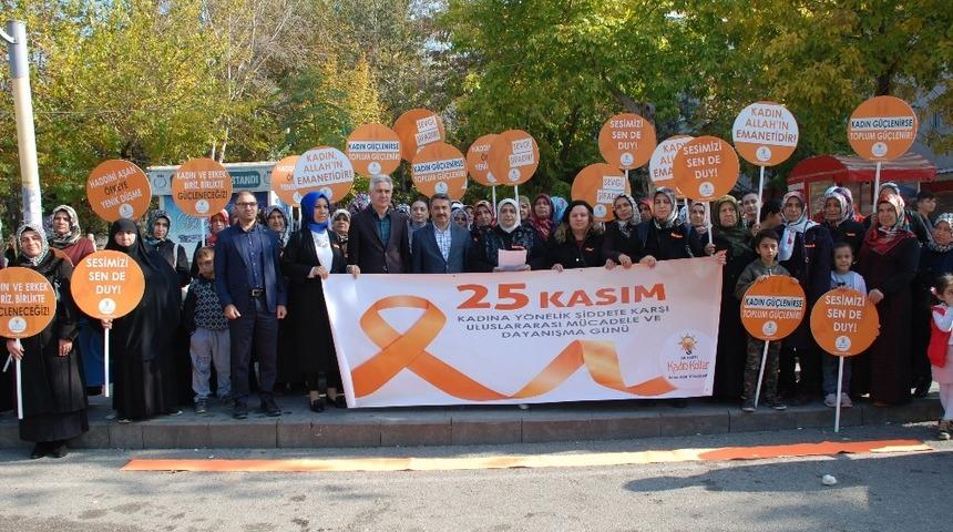 AK Parti&rsquo;den 25 Kasım Kadına Y&ouml;nelik Şiddetle M&uuml;cadele etkinliği