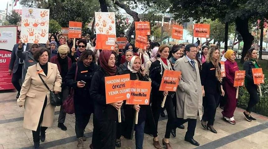 Aydın&rsquo;da AK Parti&rsquo;li kadınlar şiddetle m&uuml;cadeleye vurgu yaptı