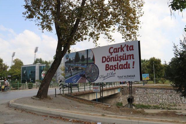 Çark Deresi kenarında dönüşüm projesi