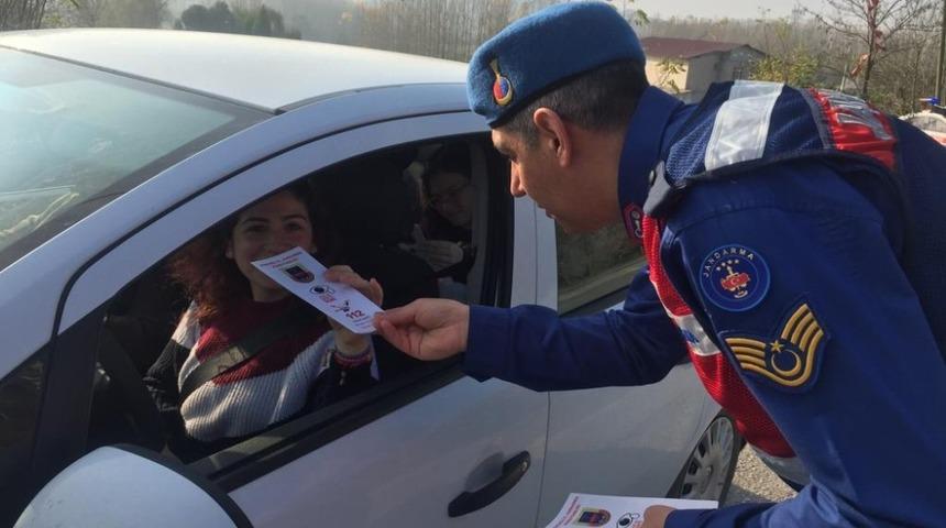Jandarmadan ceza i&ccedil;in değil kadına şiddete karşı &ccedil;evirme