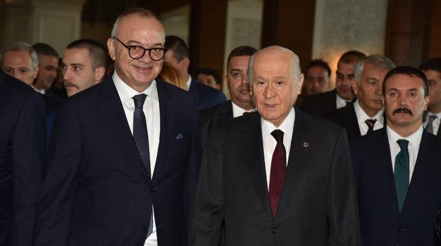 Bah&ccedil;eli&rsquo;den Başkan Erg&uuml;n&rsquo;e &rsquo;Hayırlı olsun&rsquo; temennisi