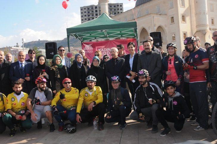 Mardin’de kadına şiddete karşı pedal çevrildi G4