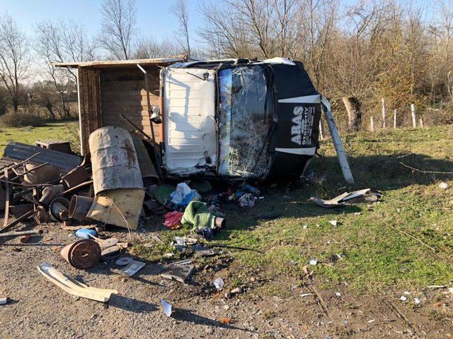 Zonguldak’ta trafik kazası: 1’i ağır, 4 yaralı