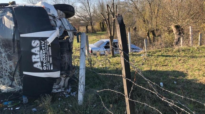 Zonguldak’ta trafik kazası: 1’i ağır, 4 yaralı