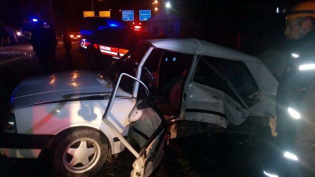 Zonguldak’ta trafik kazası: 1 yaralı