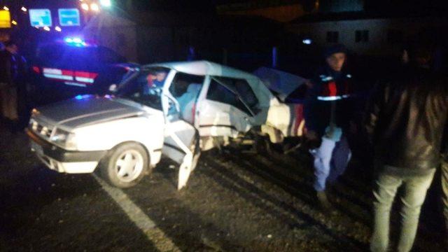 Zonguldak’ta trafik kazası: 1 yaralı