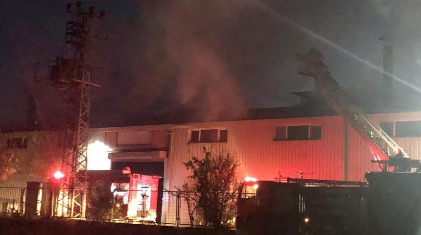 Tekirdağ&rsquo;da tekstil fabrikasında yangın