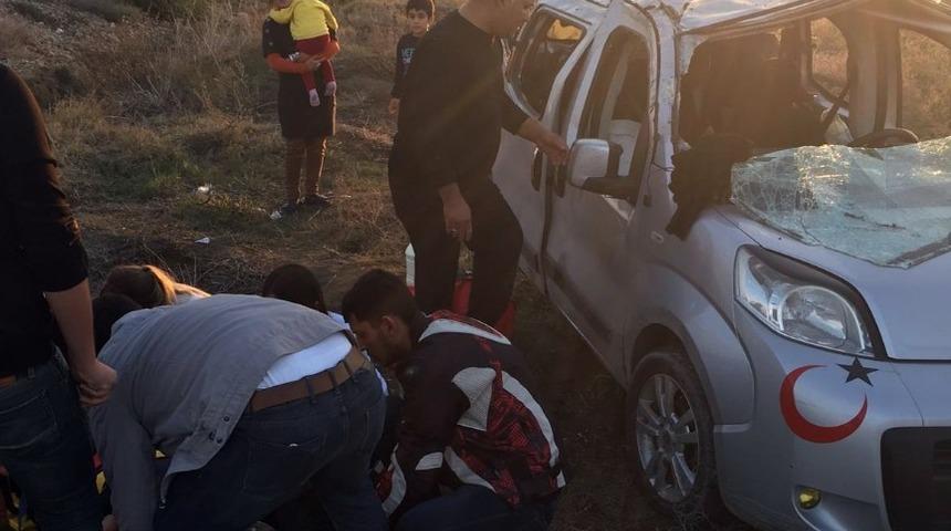 Adana&rsquo;da trafik kazası: 8 yaralı