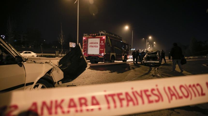Ankara'da feci kaza: Yaralılar var