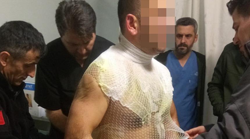 Hastane karıştı! Tek suçu ayırmaya çalışmaktı, bu hale getirdiler...