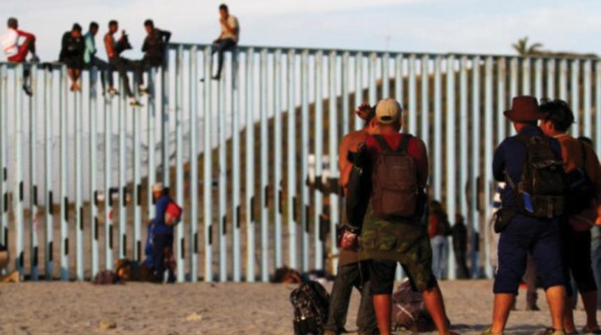 ABD-Meksika sınırı göçmen konvoyu nedeniyle kapatıldı