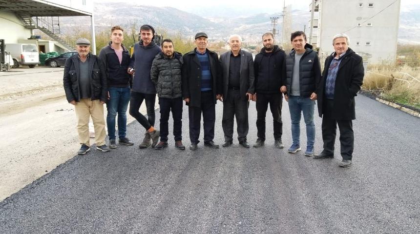 Gelendost&rsquo;ta sıcak asfalt &ccedil;alışması