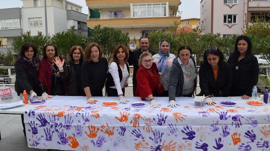 Aliağa’da, ’Kadına Şiddete Hayır’ etkinliği