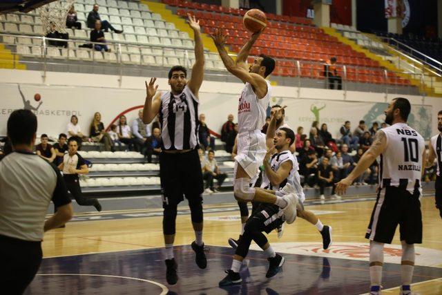 Türkiye Basketbol 2.Ligi: Kepez Belediyespor: 76- Nazilli Belediyespor: 64