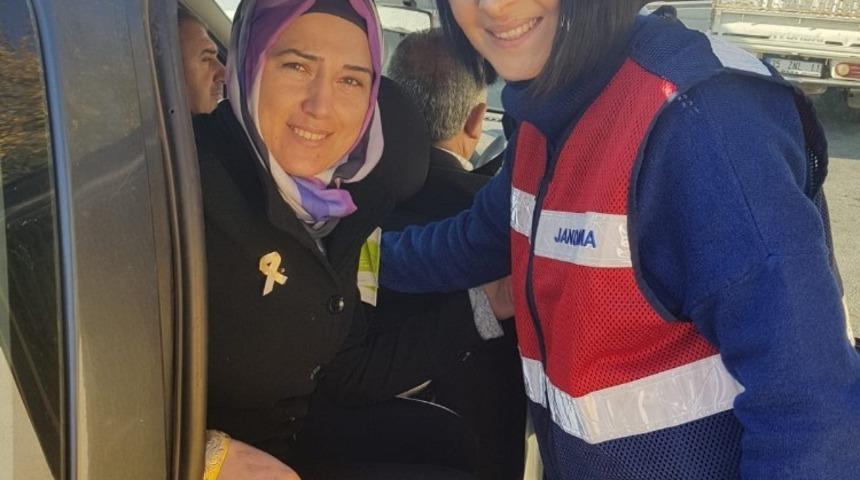 Aydın Jandarmasından turuncu kurdele