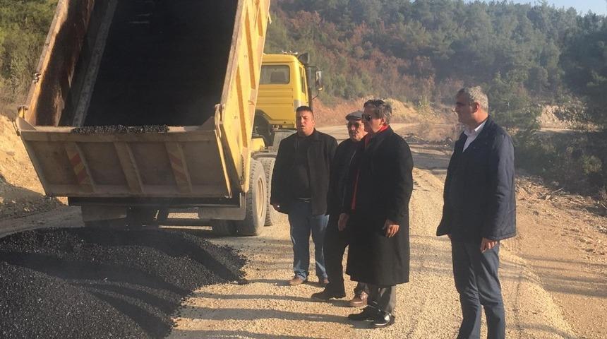 Milletvekili G&uuml;neş, &ccedil;alışmaları yerinde inceledi