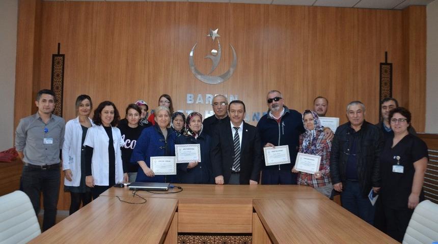 Diyabet Okulu diplomaları verildi