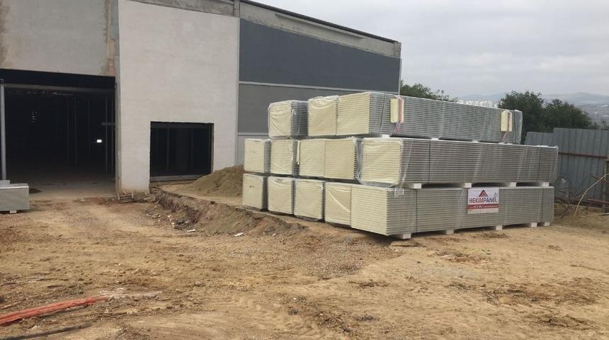 Yeni mezbaha inşaatında &ccedil;alışmalar devam ediyor