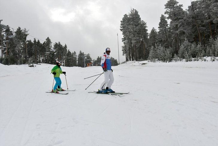 Cıbıltepe'de sezonun ilk kayağı  G1