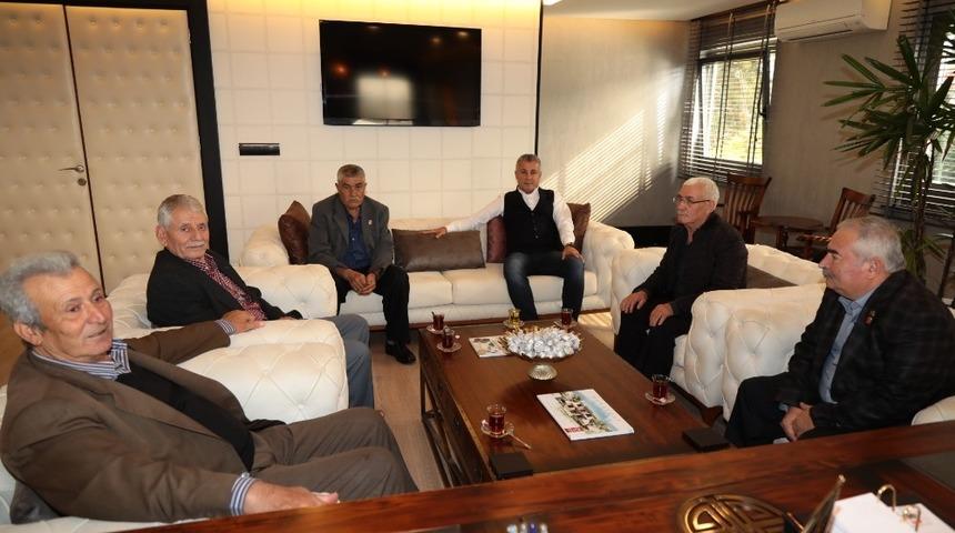 Başkan S&ouml;zen Gazileri ağırladı