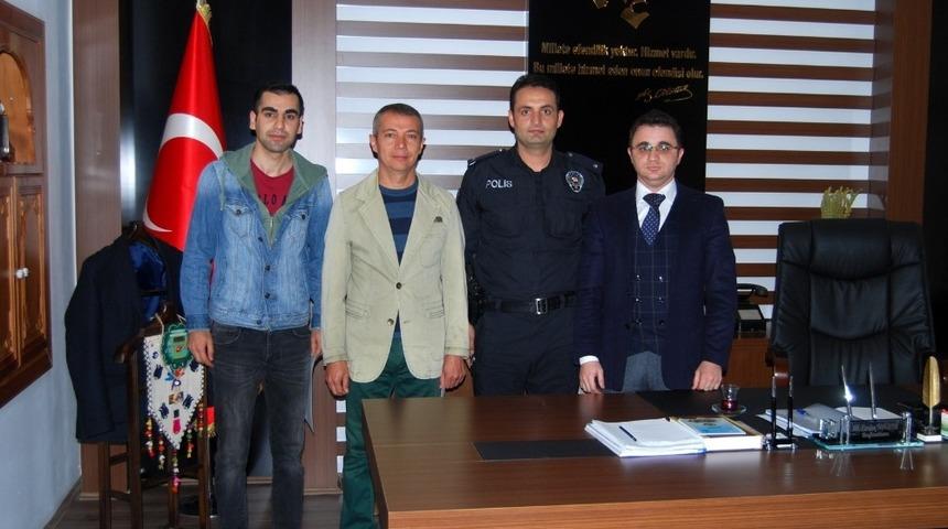 Kaymakam Nasır&rsquo;dan başarılı polislere "Başarı Belgesi"