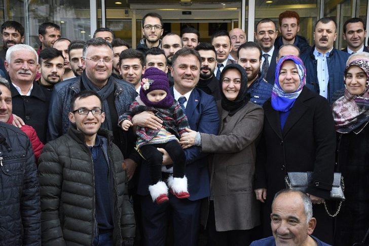 Başkan Çimen’e coşkulu karşılama G1