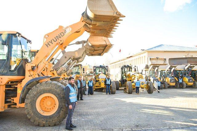 İpekyolu Belediyesi kış öncesi hazırlıklarını tamamladı