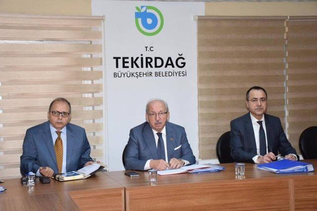 Tekirdağ Büyükşehir Değerlendirme toplantısı