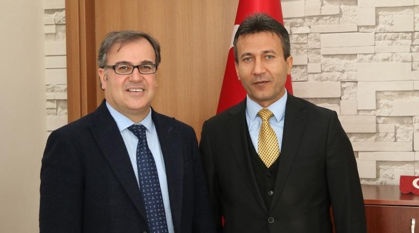 &Ouml;zdoğan&rsquo;dan Hacılar Emniyet M&uuml;d&uuml;r&uuml;ne hayırlı olsun ziyareti