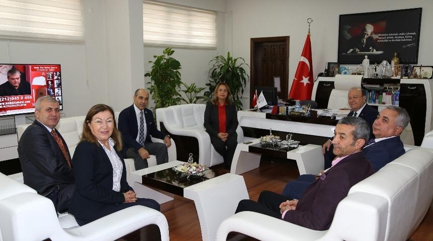 CHP heyetinden Başkan &Ouml;zakcan&rsquo;a ziyaret