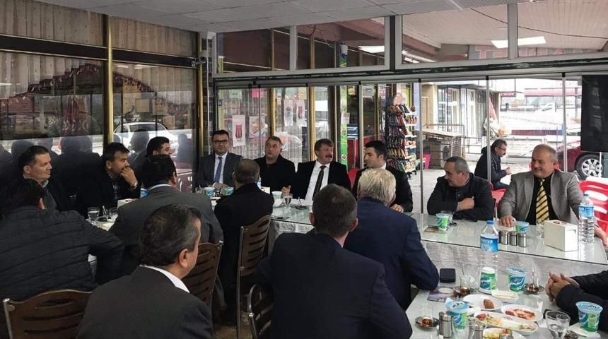 G&ouml;k&ccedil;ebey &rsquo;de Kaymakam ve Muhtarlar bir araya geldi