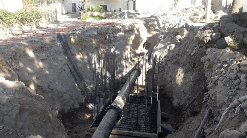 Ortakent’in içme suyu hatları devreye alınıyor