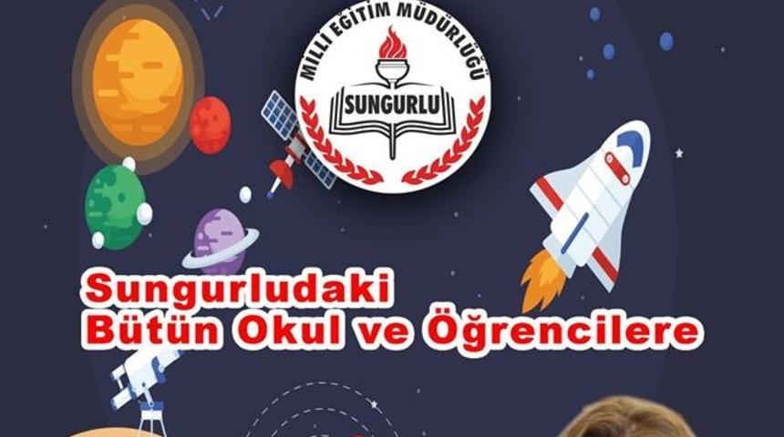 Sungurlu&rsquo;da &ouml;ğrenciler uzay konusunda eğitim alacak