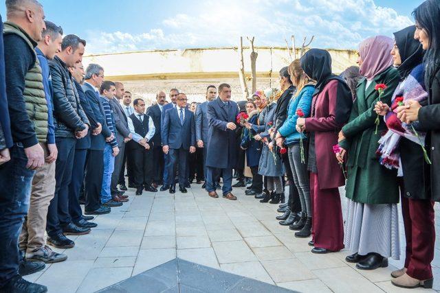 Belediye çalışanlarından Gürkan’a coşkulu karşılama