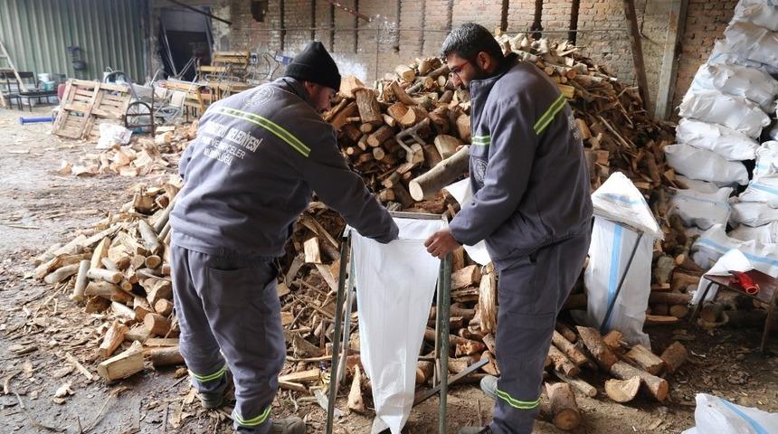 Budanan ağaçlar ihtiyaç sahiplerine yakacak olarak dönüyor