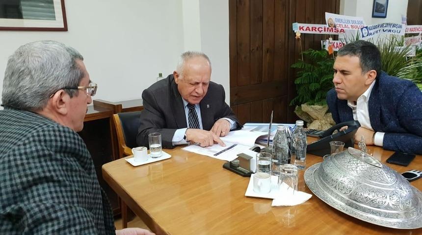 Başkan Vergili, KARDEMİR AŞ. Yönetim Kurulu Başkanı Güleç’i ziyaret etti