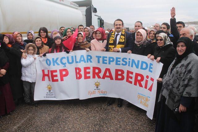 AK Parti Bayburt’un adayı coşkuyla karşılandı