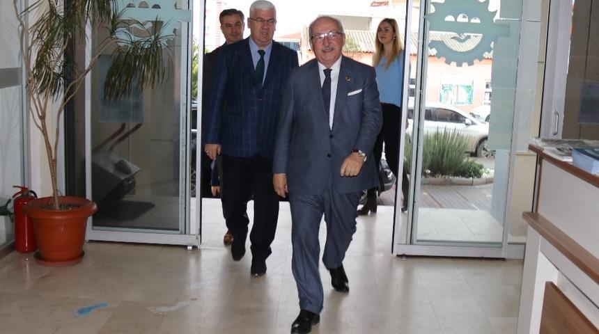 Başkan Albayrak Başkan Y&uuml;ksel ile bir araya geldi