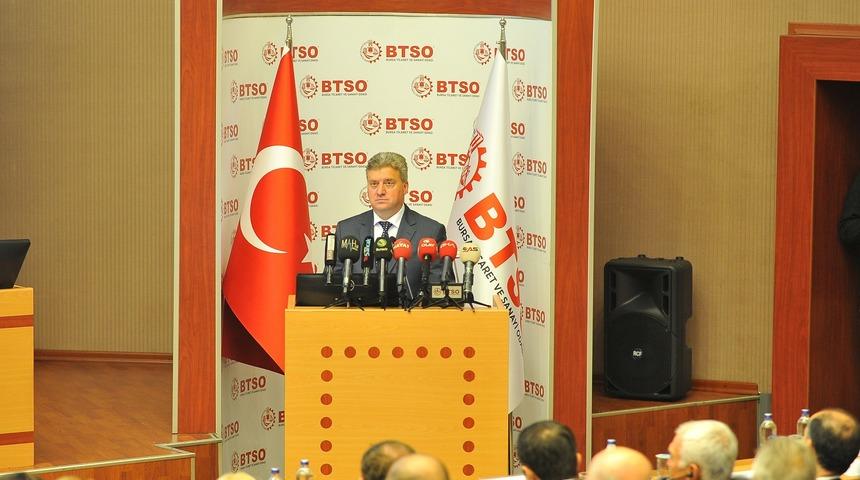 Makedonya Cumhurbaşkanı İvanov Bursa'da