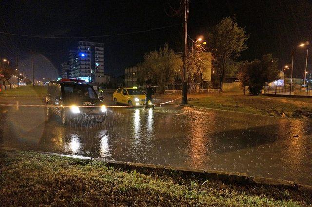 Edirne'de sağanak