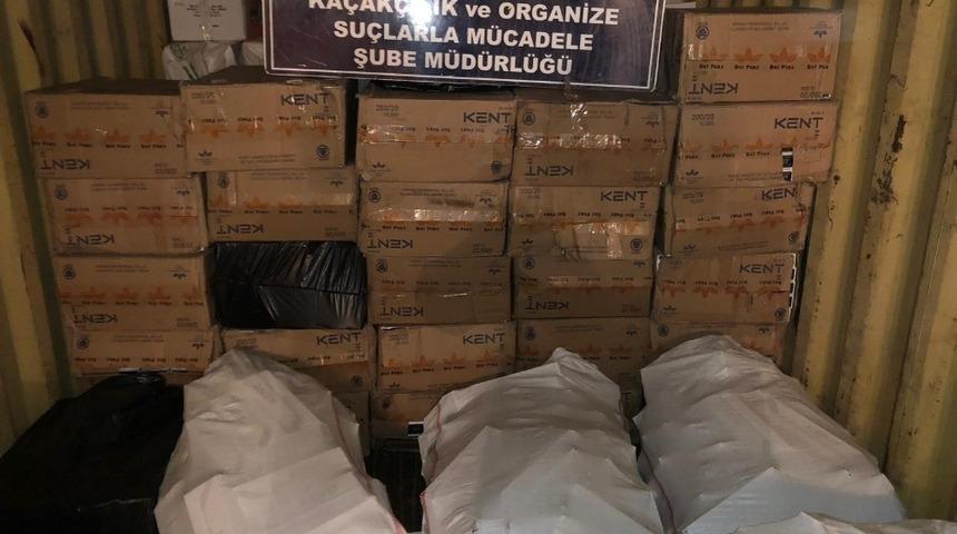 Van&rsquo;da 20 bin paket ka&ccedil;ak sigara ele ge&ccedil;irildi
