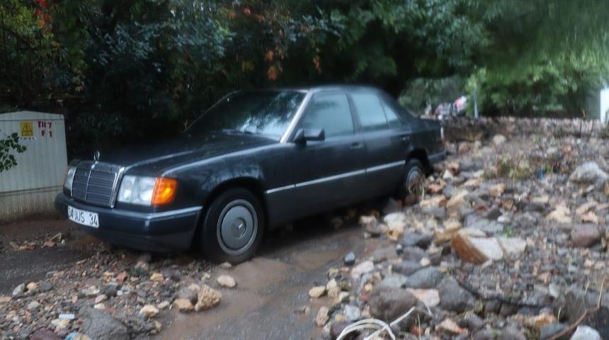 Bodrum'da i&ccedil;me suyu hattında patlama