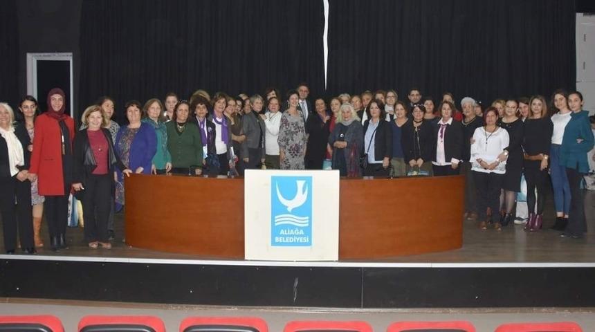 İzmir Kent Konseyleri Kadın Meclisleri Birliği Aliağa&rsquo;da toplandı