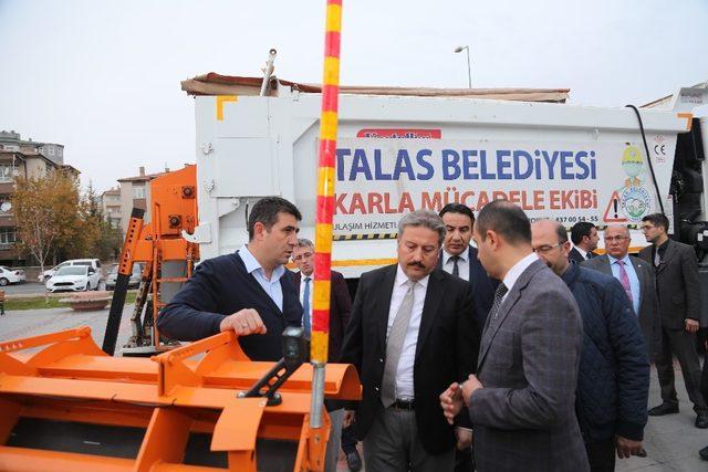 Talas’ın karla mücadelesinde yeni sistem