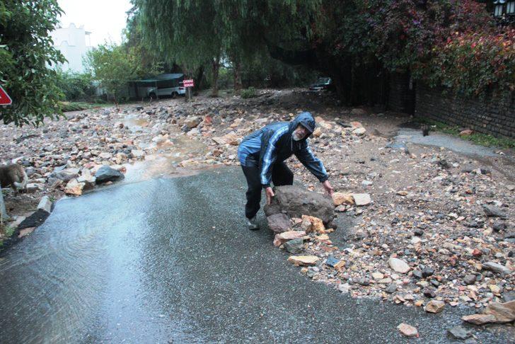Bodrum'u yağmur yağmadan sel götürdü!  G2