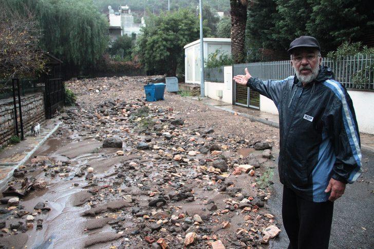 Bodrum'u yağmur yağmadan sel götürdü!  G3