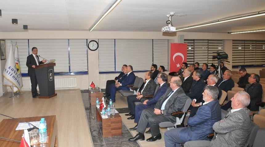 Konya Valisi Toprak, KSO Meclisine konuk oldu