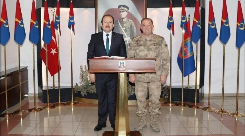 Vali Pehlivan, T&uuml;mgeneral Hacıoğlu&rsquo;nu ziyaret etti