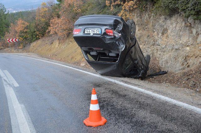 Tokat’ta otomobil takla attı: 1 yaralı