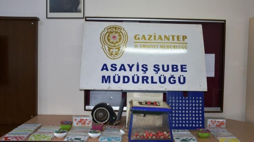 Gaziantep&rsquo;te tombala operasyonu: 93 g&ouml;zaltı